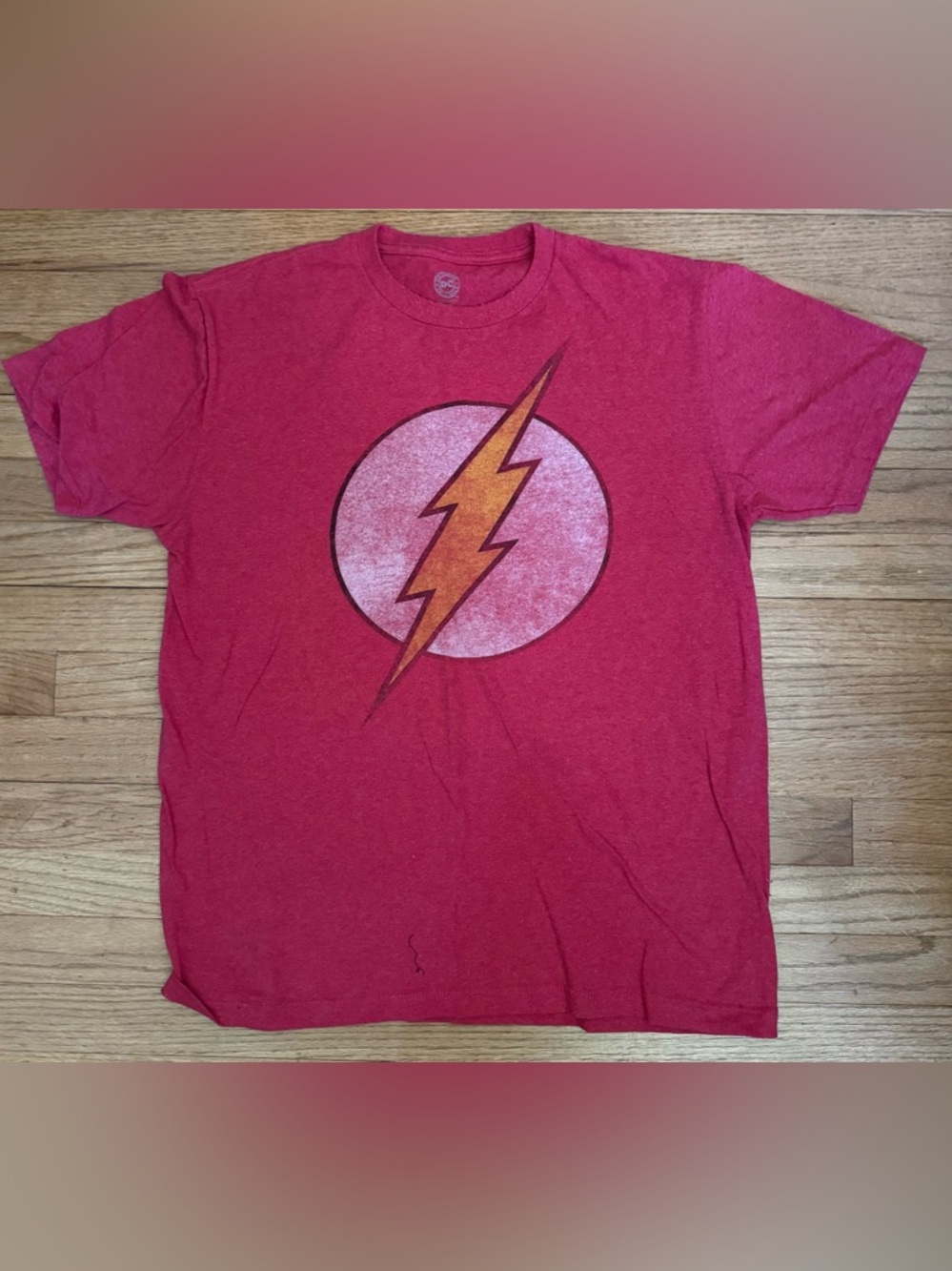 Red Flash Lightning Graphic Tee